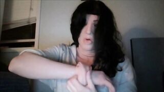 Unmasking Female Mask May. Double Masked, Silicone Hands, Silicone Breasts!