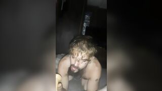 Double Penetration from Hubby with 14" Toyoys pov