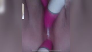 CUM GUSHING double penetration FUN