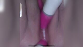 CUM GUSHING double penetration FUN