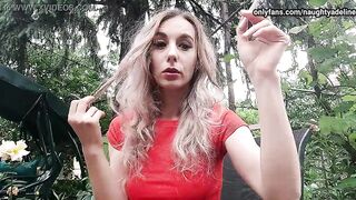 Relaxing and smoking while ignoring you by Sexsual Adeline
