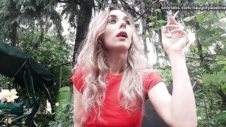 Relaxing and smoking while ignoring you by Sexsual Adeline