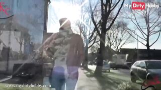 MyDirtyHobby - cougar Cat Coxx Loves Peeing public & you can view