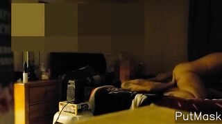 Cutie Long Butt Dark Hair Rides Husband !