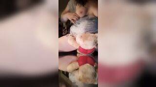 Fucking mr Bear into my Living Room