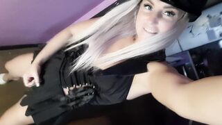 Lover Play with two Slaves. Facesiting, Anal Instruction