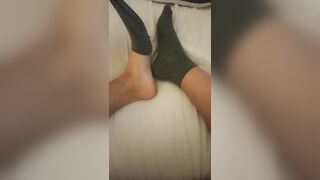 cunt with mouth into Socks