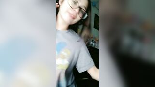 PAWG Deep Throats her Sex Toy an does a Lil JOI Fof Fans