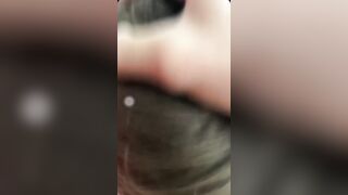 White milf Deep Throats Cock