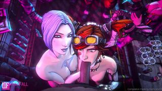 Cartoon Threesome/orgy Compilation 2021 W/S
