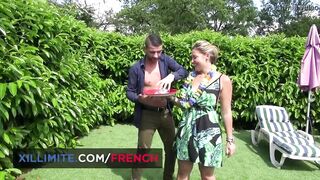 Anal sex around the pool