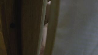 Step Sister Washes inside the Shower and Masturbates with a Pvc Dick