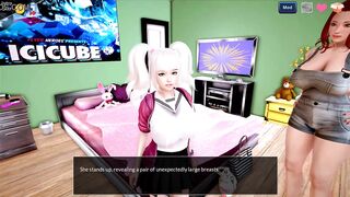 one - Mythic Manor - A lusty roomate masturbating inside