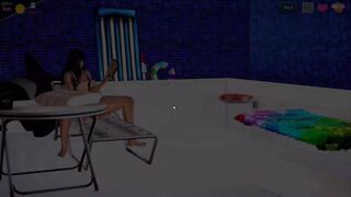 one - Mythic Manor - A lusty roomate masturbating inside