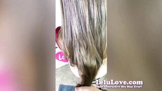 Hot inside Underwear Lets you Stroke her Hair got Hairjob & Cum