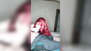 See me Suck Daddy's Cock with Oral Cream Pie