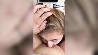 Eating girlfriends twat