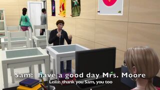 Sims 4: Beauty Married Teacher Cheats with her College women
