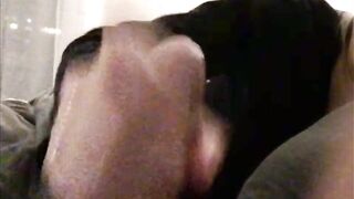 Gf Skank wife give her boss blowjob until he jizzes