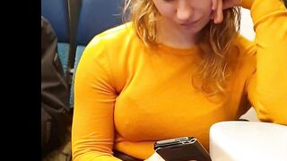 Candid pantyhose legs