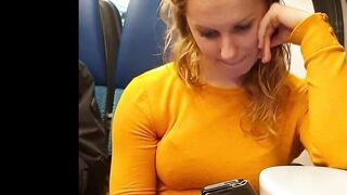 Candid pantyhose legs