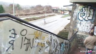 Older Ugly Dude Pounded Real Czech 19 Yo Street Whore Public