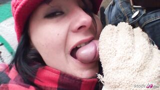 Older Ugly Dude Pounded Real Czech 19 Yo Street Whore Public