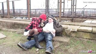 Older Ugly Dude Pounded Real Czech 19 Yo Street Whore Public