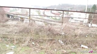 Older Ugly Dude Pounded Real Czech 19 Yo Street Whore Public