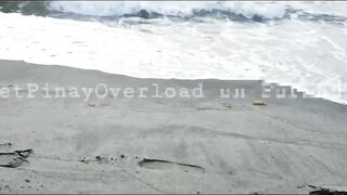 Lusty Into Beach With Bombshell Pinay - Outdoors Sex