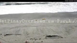 Lusty Into Beach With Bombshell Pinay - Outdoors Sex