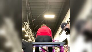 Thick Asian Barely Legal Leggings Work Out (10 Minutes)
