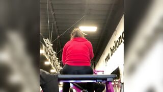 Thick Asian Barely Legal Leggings Work Out (10 Minutes)