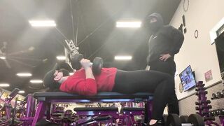 Thick Asian Barely Legal Leggings Work Out (10 Minutes)