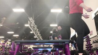 Thick Asian Barely Legal Leggings Work Out (10 Minutes)