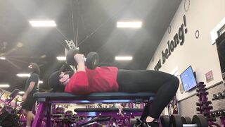 Thick Asian Barely Legal Leggings Work Out (10 Minutes)