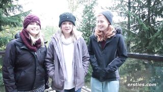 three Cutie Babes Bring Each Other To Multiple Orgasms
