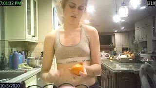 Amrican barely legal kitchen bra secret web webcam leak 1005 (NN NS)