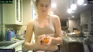 Amrican barely legal kitchen bra secret web webcam leak 1005 (NN NS)