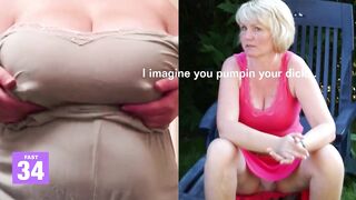 Huge milf Tits, Jerk Off Challenge To The Beat #8