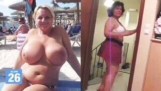 Huge milf Tits, Jerk Off Challenge To The Beat #8