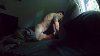 Waking her up with my hard cock sliding inside her