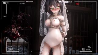 Mmd Mike Pregnant Fucked by Robotic Flying Vibrator Machine until she Cum