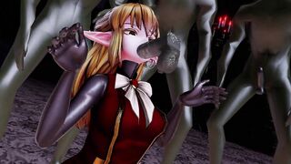 MMD - Elf VS Monsters