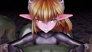 MMD - Elf VS Monsters