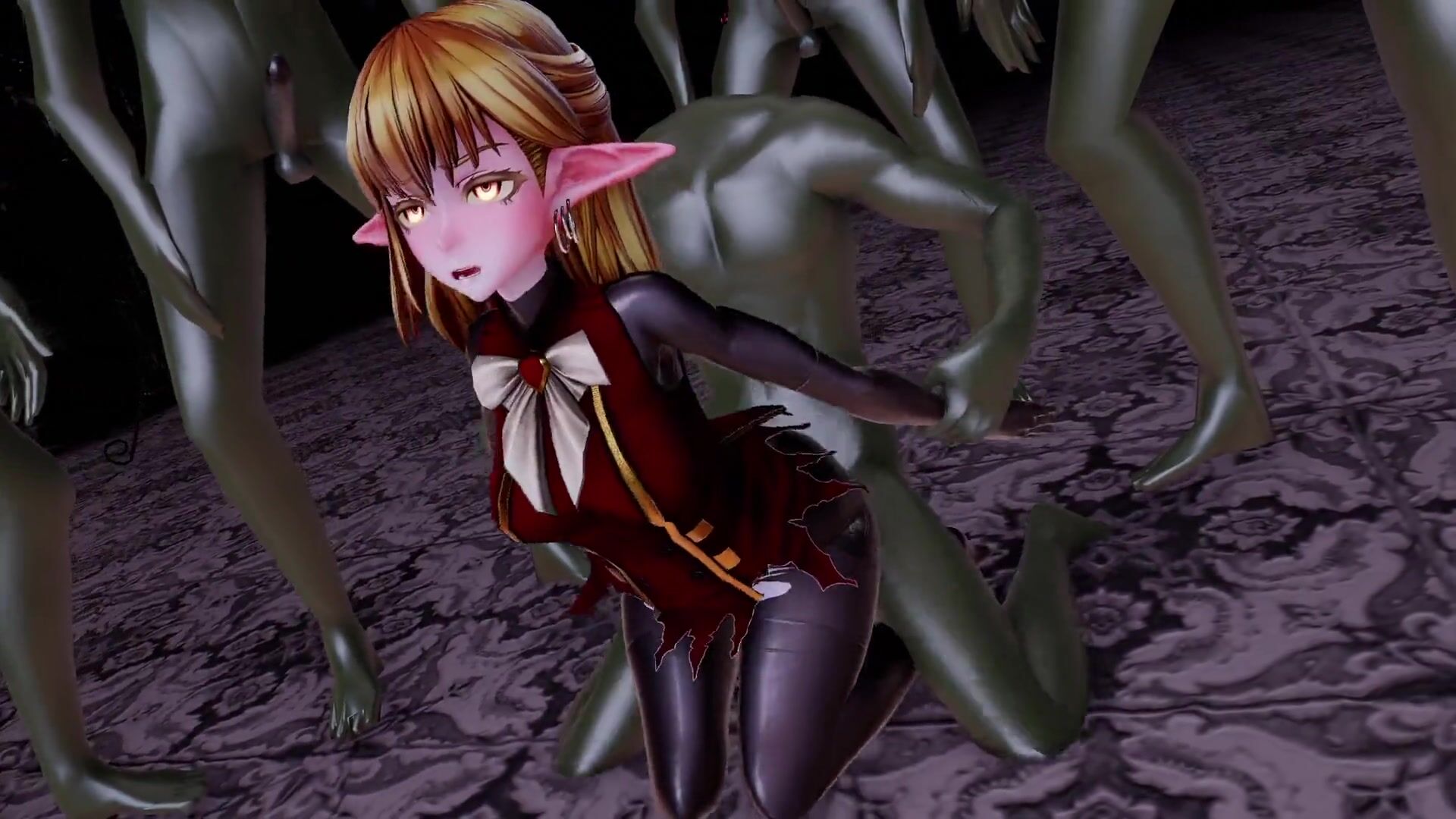 MMD - Elf VS Monsters