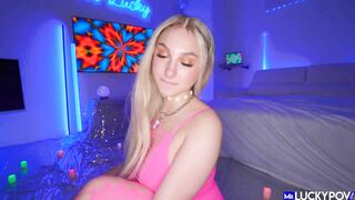 Huge Natural Melons On Small Blonde Skylar Vox