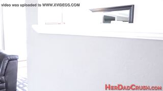 Teenie fucking stepfather gets booty spermed