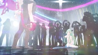 Mmd R18 Adorable Princess Red and Green Fun Fucked and Cum Dump