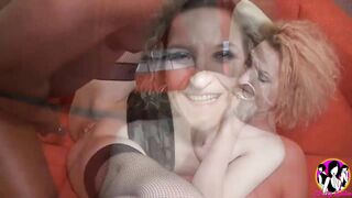 Slutty Milf Béatrice loves gang-bang and has a 3 way with